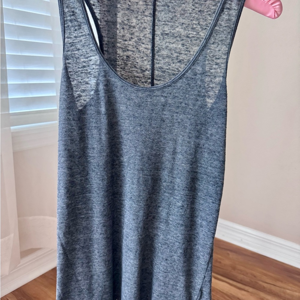 Gray Sleeveless Tank Top